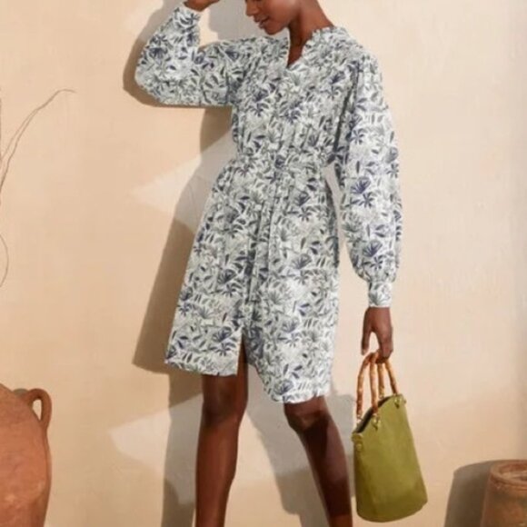 NWT Boden Antonia Cotton Shirt Dress | 8 Petite | Ivory - Picture 1 of 8